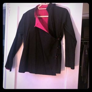 Black asian cardigan